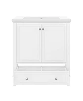 Streamdale Furniture 30" Bathroom Vanity with Sink Combo