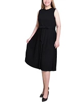Ny Collection Women's Sleeveless Pleated Skirt Dress