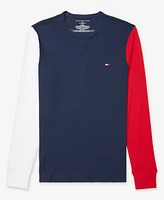 Tommy Hilfiger Men's Thermal Logo Long-Sleeve Pajama Shirt