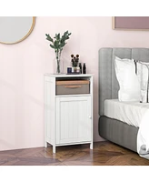 Volenca Bathroom Freestanding Adjustable Shelf Floor Storage Cabinet