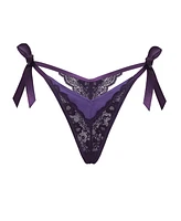 Oh La Cheri Women's Hailey Lace Side Bows Panty