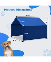 Streamdale Furniture Dog Shade Shelter - Waterproof Sun Protection Blue