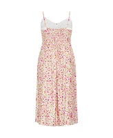 City Chic Women's Plus Sweet Floral Maxi Dress