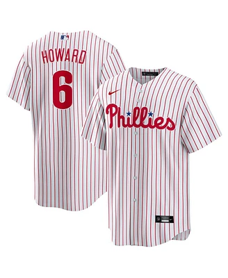 Nike Men's Ryan Howard White Philadelphia Phillies Replica Jersey