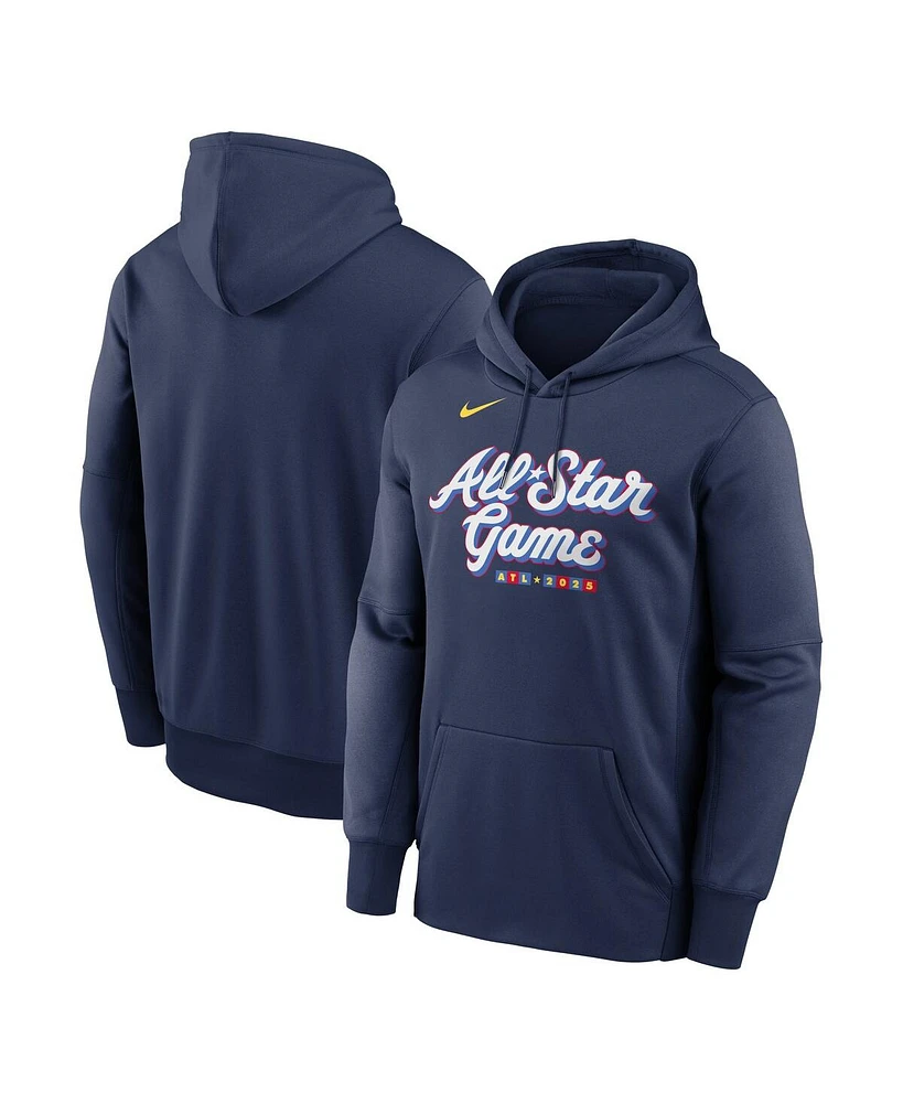Nike Men's Navy Mlb All-Star 2025 Game Authentic Collection Therma Pullover Hoodie