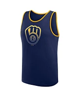 Logo Athletic Men's Navy Milwaukee Brewers Unmatched Success Tank Top