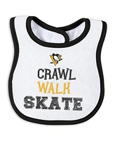 Wear by Erin Andrews Baby Boys and Girls Pittsburgh Penguins Sleep Play Sleeper with Bib Set