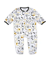 Wear by Erin Andrews Baby Boys and Girls Boston Bruins Sleep Play Sleeper with Bib Set