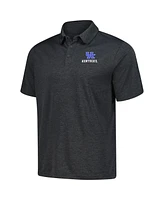 Fanatics Unlabeled Men's Heather Charcoal Kentucky Wildcats Carbon Polo Shirt