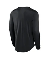 Fanatics Men's Black Cincinnati Bengals Blackout Long Sleeve T-Shirt