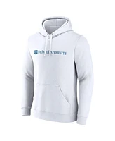 Fanatics Men's White DePaul Blue Demons Primary Logo Pullover Hoodie