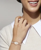 Coach Women's Sammy Rose Gold Tone Stainless Steel Stretch Bracelet Watch, 22.5mm