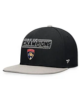Fanatics Men's Black Florida Panthers 2025 Stanley Cup Champions Snapback Hat