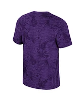 Colosseum Men's Purple Lsu Tigers Floral Printed T-Shirt