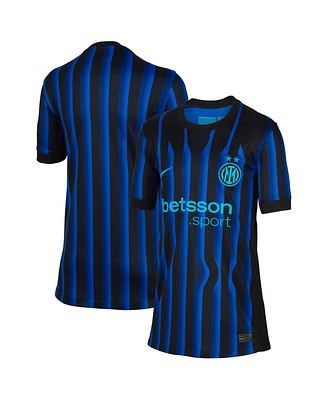 Nike Big Boys and Girls Blue Inter Milan 2025/26 Home Replica Jersey