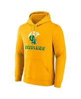 Fanatics Men's Gold Norfolk State Spartans Primary Logo Pullover Hoodie