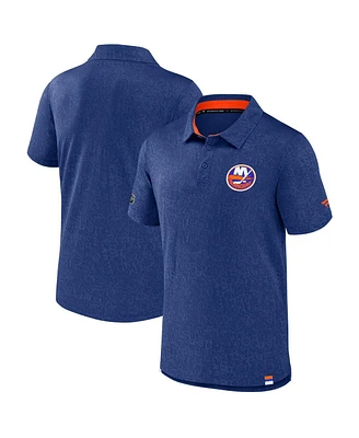 Fanatics Men's Royal New York Islanders Authentic Pro Jacquard Polo Shirt
