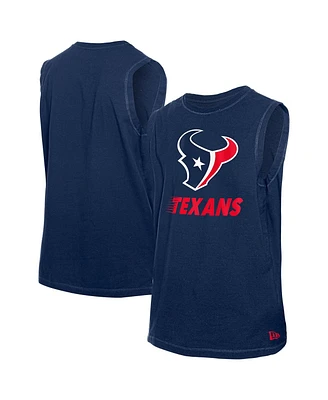 New Era Men's Navy Houston Texans Leisure Collection Tank Top