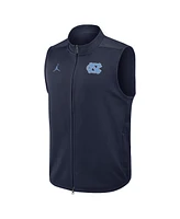 Jordan Men's Navy North Carolina Tar Heels Primetime Victory Performance Full Zip Vest