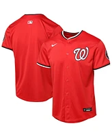 Nike Big Boys and Girls Red Washington Nationals Alternate 2 Limited Jersey