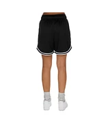 New Era Women's Gold/Black Pittsburgh Steelers Sport Classics Mesh Shorts