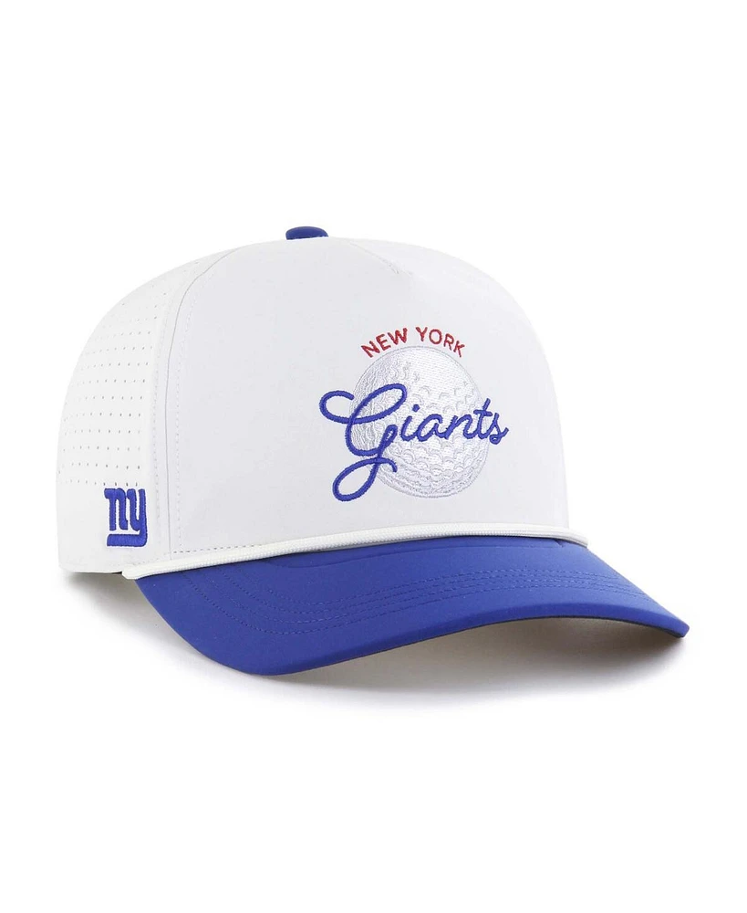 '47 Brand Men's White/Royal New York Giants Gimmie Golf Hitch Rope Adjustable Hat