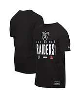 New Era Men's Black Las Vegas Raiders 2025 Nfl Training Camp T-Shirt