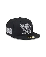 New Era Men's Black Norfolk Tides Theme Nights 59FIFTY Fitted Hat