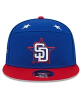New Era Men's Blue/Red San Diego Padres 2025 Mlb All-Star Game Workout Side Patch 9FIFTY Snapback Hat