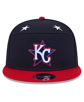 New Era Men's Navy/Red Kansas City Royals 2025 Mlb All-Star Game Workout Side Patch 9FIFTY Snapback Hat