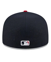 New Era Men's Navy/Red Detroit Tigers 2025 Mlb All-Star Game Workout Side Patch 59FIFTY Fitted Hat