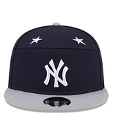 New Era Men's Navy/Gray New York Yankees 2025 Mlb All-Star Game Side Patch 9FIFTY Snapback Hat