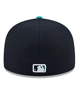 New Era Men's Navy/Aqua Seattle Mariners 2025 Mlb All-Star Game Side Patch 59FIFTY Fitted Hat