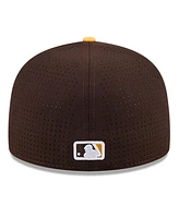 New Era Men's Brown/Gold San Diego Padres 2025 Mlb All-Star Game Side Patch 59FIFTY Fitted Hat
