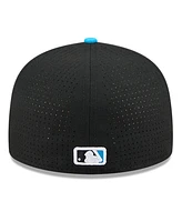 New Era Men's Black/Blue Miami Marlins 2025 Mlb All-Star Game Side Patch 59FIFTY Fitted Hat