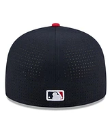 New Era Men's Navy/Red Atlanta Braves 2025 Mlb All-Star Game Side Patch 59FIFTY Fitted Hat