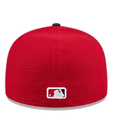 New Era Men's Red/Navy Los Angeles Angels 2025 Mlb All-Star Game Side Patch 59FIFTY Fitted Hat