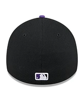 New Era Men's Black/Purple Colorado Rockies 2025 Mlb All-Star Game 39THIRTY Flex Hat