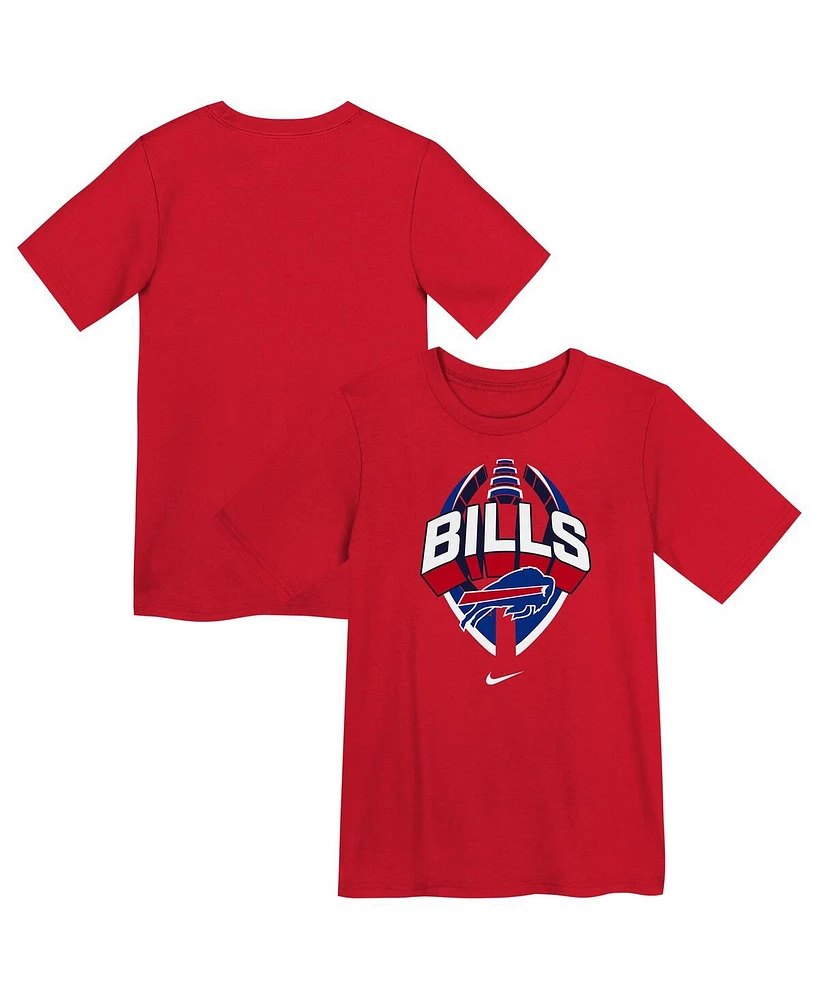 Nike Preschool Red Buffalo Bills Icon Legend Performance T-Shirt