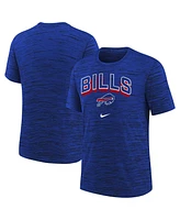 Nike Big Boys and Girls Royal Buffalo Bills Sideline Velocity Performance T-Shirt
