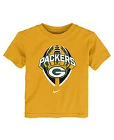 Nike Toddler Gold Green Bay Packers Icon Legend T-Shirt