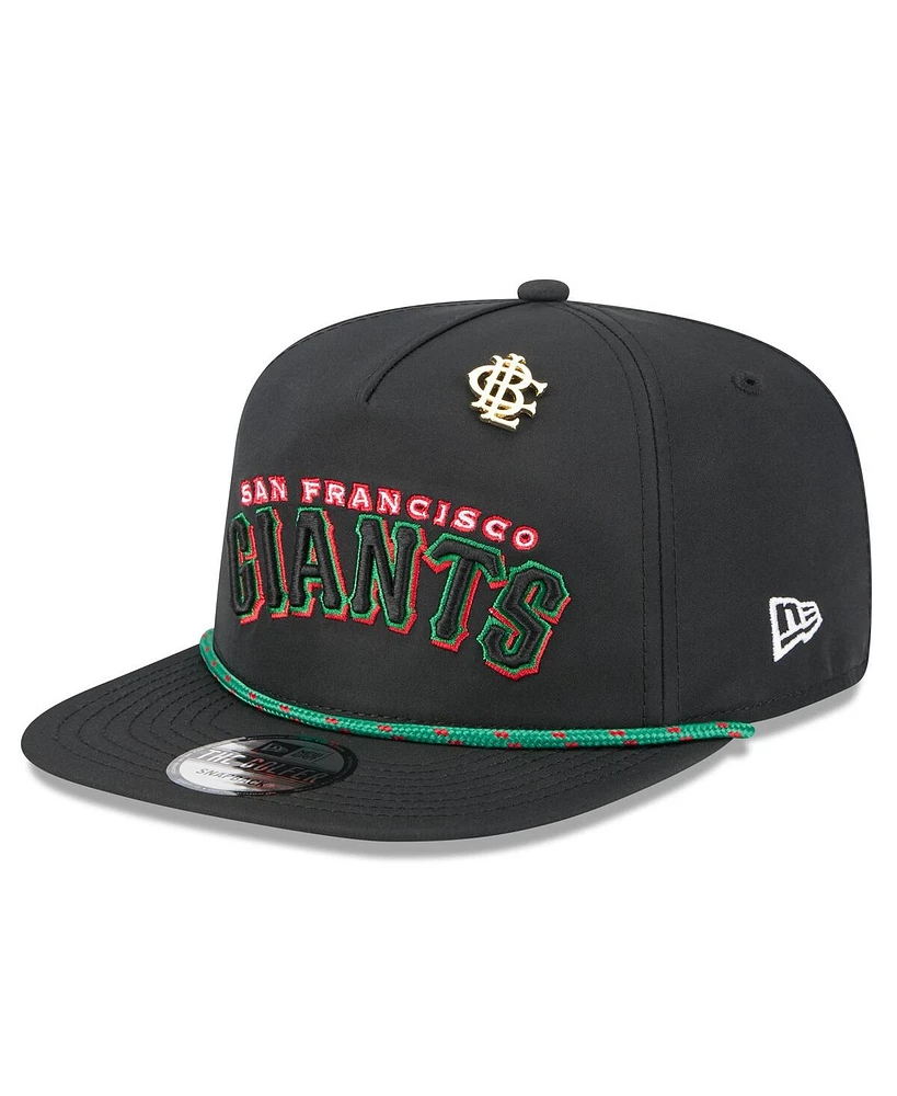 New Era Men's Black San Francisco Giants 2025 Big League Chew Golfer Snapback Hat