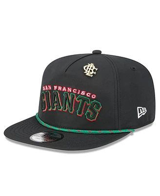 New Era Men's Black San Francisco Giants 2025 Big League Chew Golfer Snapback Hat