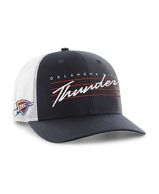 '47 Brand Men's Navy Oklahoma City Thunder Downburst Trucker Adjustable Hat