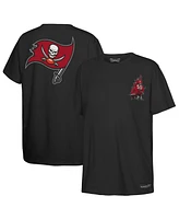 Mitchell & Ness Big Boys and Girls Black Tampa Bay Buccaneers 50th Anniversary Ship Sword T-Shirt