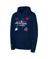 Mitchell & Ness Big Boys and Girls Navy 2025 Mlb All-Star Game Pullover Hoodie
