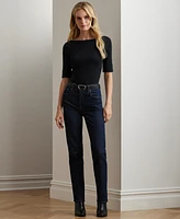 Lauren Ralph Stretch Boatneck Top