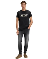 Boss by Hugo Men's Logo Artwork Cotton-Jersey T-Shirt