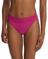 Natori Women's Bliss Perfection Cotton Stretch One Size French Cut Brief 3PK