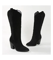 Berness Arizona Faux Suede Western Boot